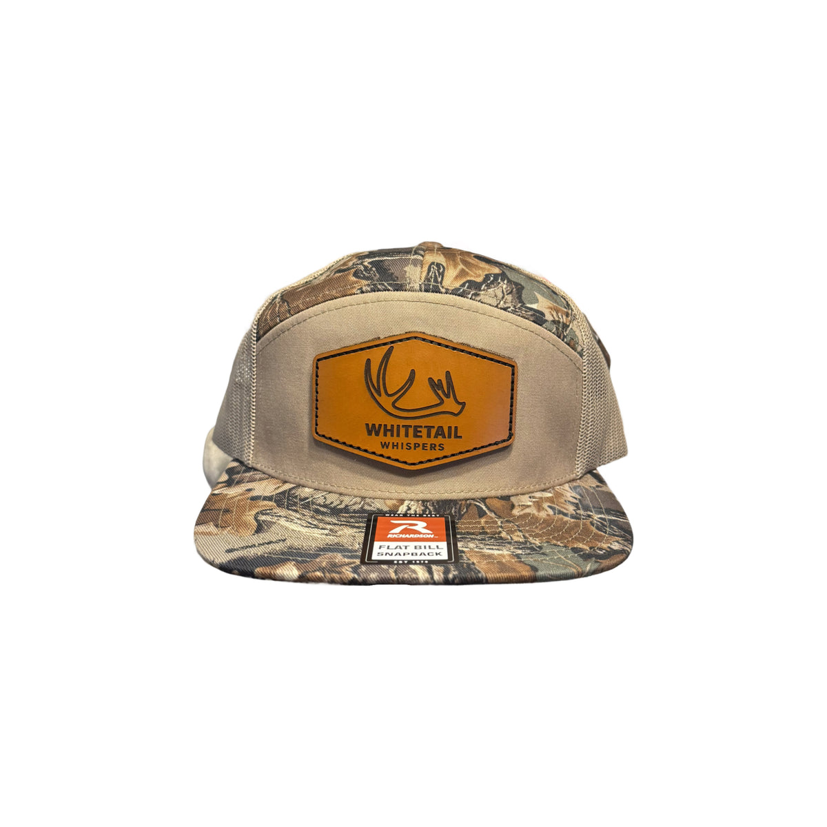 Lether patch hat