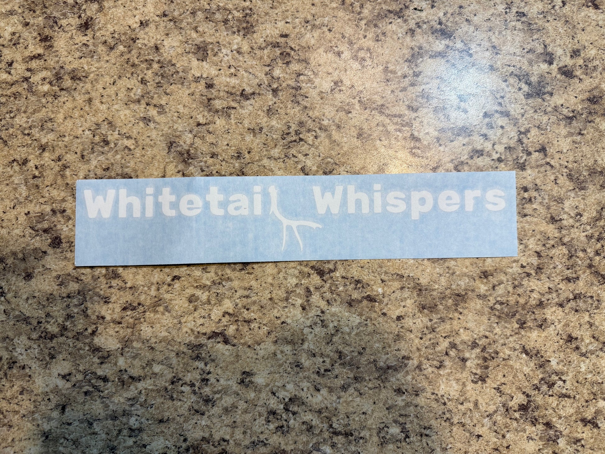 Upside Down Antler Sticker (2x11)